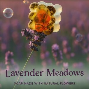 Bundle of 2Lavender Meadows Bubble handmade-soap